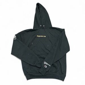 Champion Black Hoodie with Call Her Daddy Podcast Design